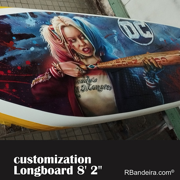 Déco Longboard. Customisation d'objets et planches de surf.